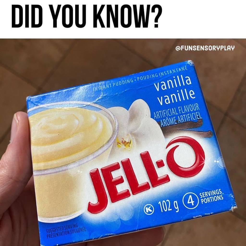 Image of box of jello pudding