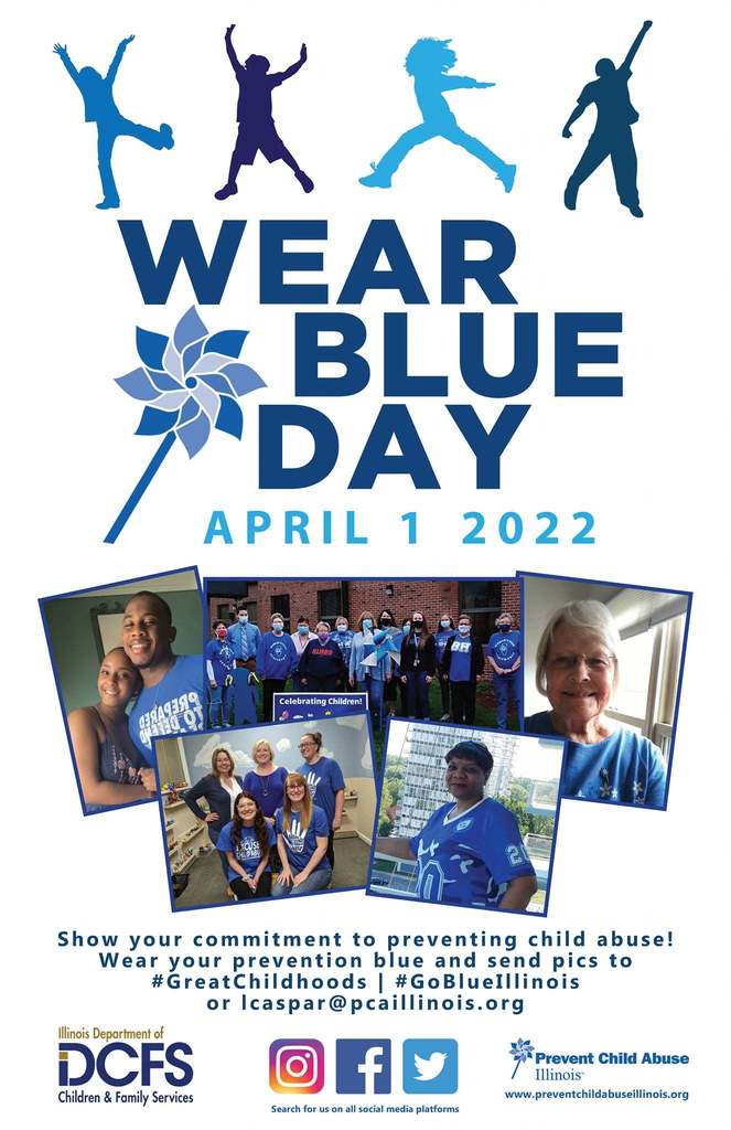 Wear Blue Day flyer